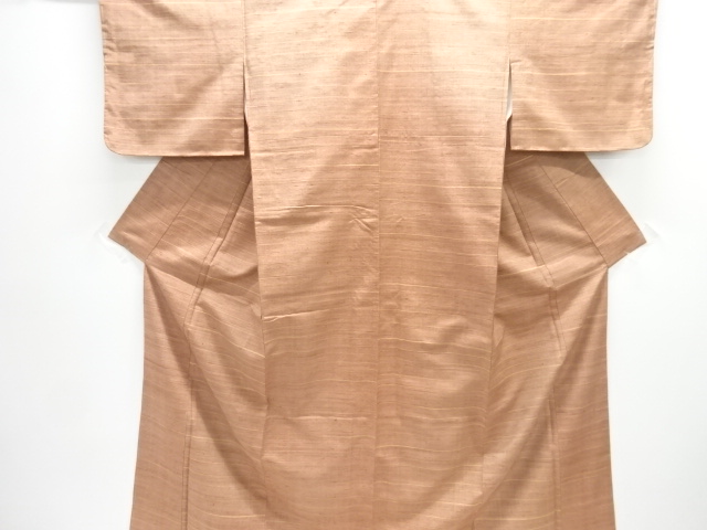 JAPANESE KIMONO / TSUMUGI / WOVEN STRIPE